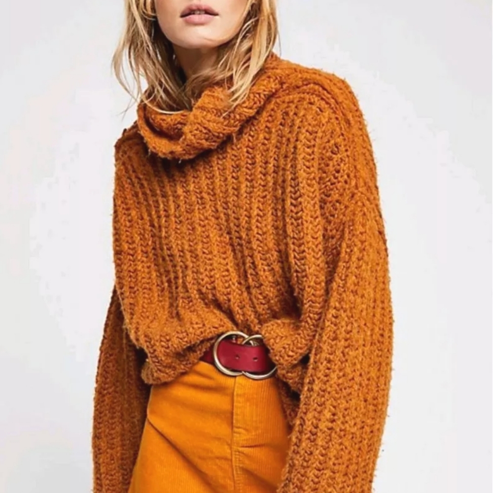 Free People Fluffy Fox Sweater S